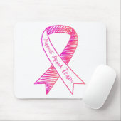 World Cancer Day Support Squad Team Brustkrebs Mousepad (Mit Mouse)