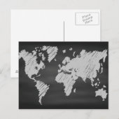 World Chalkboard Karte (Vorne/Hinten)