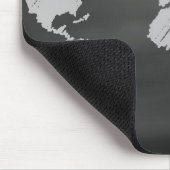 World Chalkboard Karte Mousepad (Ecke)