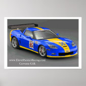 World Challenge C6 Z06 Corvette Poster (Vorne)