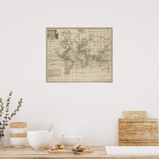 World Chart Poster (Küche)