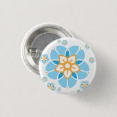 World Childless Week Abzeichen mehrfache Blume (we Button (Vorne & Hinten)