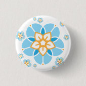 World Childless Week Abzeichen mehrfache Blume (we Button (Vorderseite)