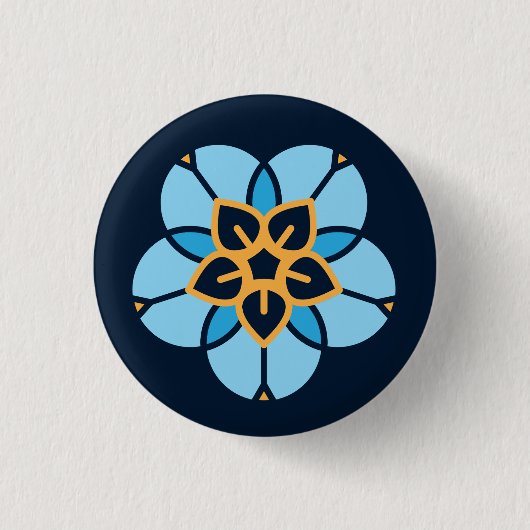 World Childless Week Abzeichen (navy) Button (Vorderseite)