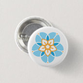World Childless Week Abzeichen (weiß) Button (Vorne & Hinten)