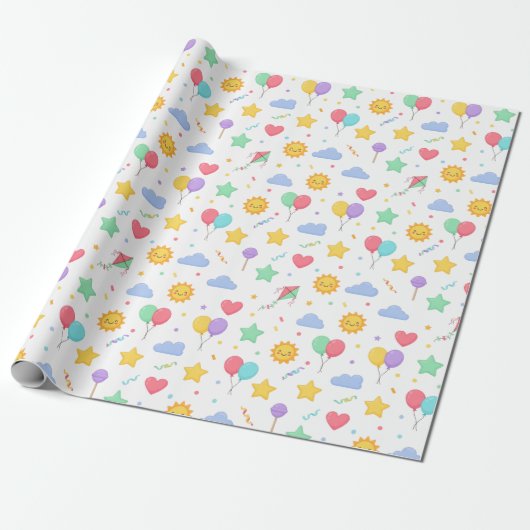World Children’s Day Wrapping Paper Geschenkpapier (Ungerollt)