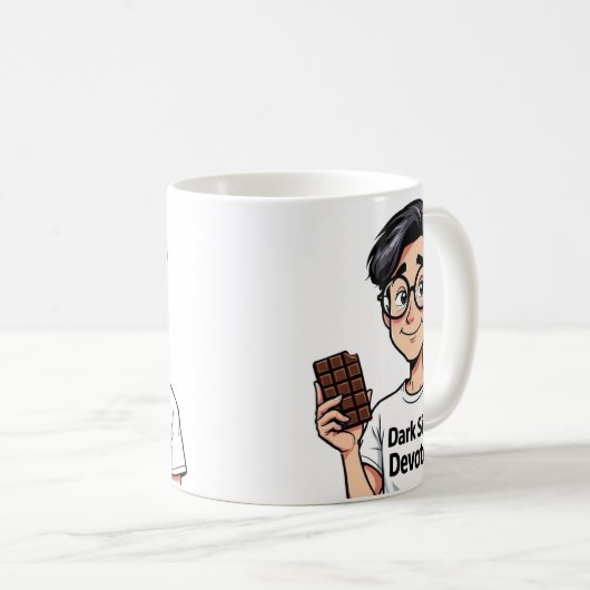World Chocolate Day Celebration Mug Kaffeetasse (VorderseiteRechts)