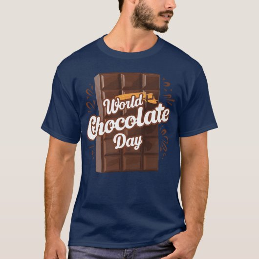 world chocolate day friends T-Shirt (Vorderseite)