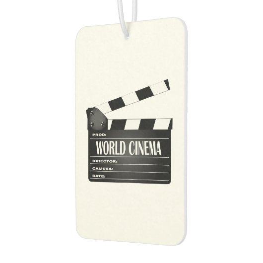 World Cinema Movie Clapperboard Autolufterfrischer (Links)