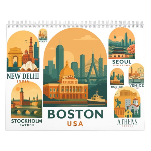 World Cities 2022 Travel Calendar Kalender (Titelbild)