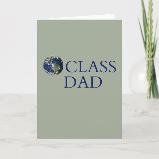 World Class Dad Feiertagskarte (Vorderseite)