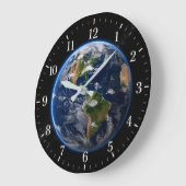 World Clock – 2026 Version Große Wanduhr (Winkel)