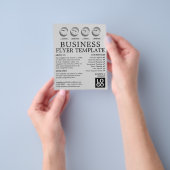 World Clocks, Business & Finance Advertising Flyer (Gruppe)