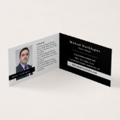 World Clocks, Logos/Fotos, Business & Finance Visitenkarten (Innenseite)