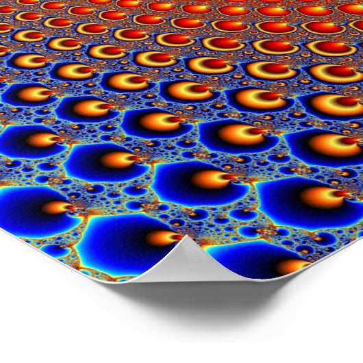 World Collide - Fraktal Poster (Ecke)