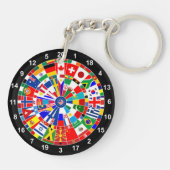 World Country Flag Darts Board game Travls Bulls Schlüsselanhänger (Rückseite)