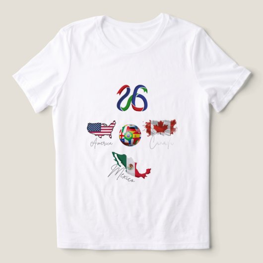 World Cup 2026 Shirt • Family matching shirt, (Design Vorderseite)