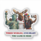 World Cup 2026 Unity Sticker (Vorderseite)