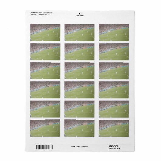 World Cup England X United States Adressaufkleber (Vorne)