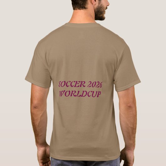 WORLD CUP FOOTBALL 2026 T-Shirt (Rückseite)