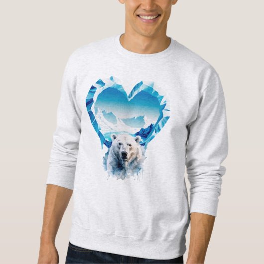 World Day for Glaciers Sweatshirt (Vorderseite)