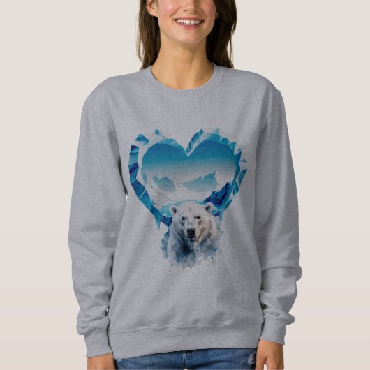 World Day for Glaciers Sweatshirt (Vorderseite)