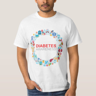 World Diabetes Day Awareness Circle T - Shirt