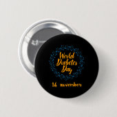 World Diabetes Day Button (Vorne & Hinten)