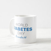 World Diabetes Day Kaffeetasse (Vorderseite Links)