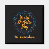 World Diabetes Day Magnet (Vorne)