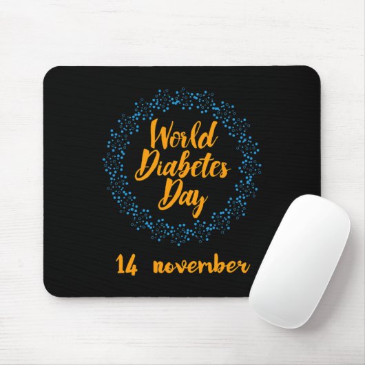 World Diabetes Day Mousepad (Mit Mouse)