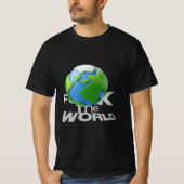 World Domination in Progress 🌍 T-Shirt (Vorderseite)