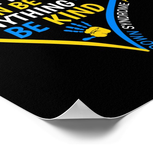 World-Down-Syndrom Day Be-Down-Syndrom im Krieg Poster (Ecke)