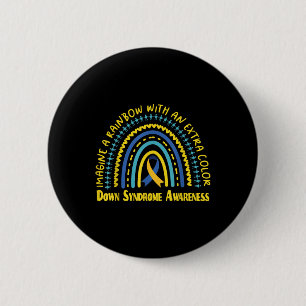 World Down Syndrome Day Awareness National T21 Mon Button