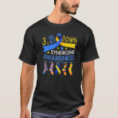 World Down Syndrome Day Awareness Ribbon T-Shirt S (Vorderseite)