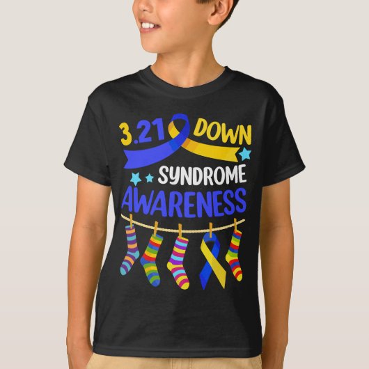 World Down Syndrome Day Awareness Socks 21 März T-Shirt (Vorderseite)
