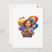 World Down Syndrome Day Postkarte (Vorne/Hinten)
