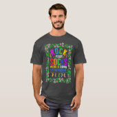 World Down Syndrome Day Rock Your Socks retro T-Shirt (Vorne ganz)