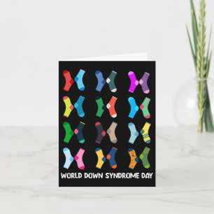 World Down Syndrome Day Socks Wdsd Karte