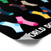 World Down Syndrome Day Socks Wdsd Poster (Ecke)
