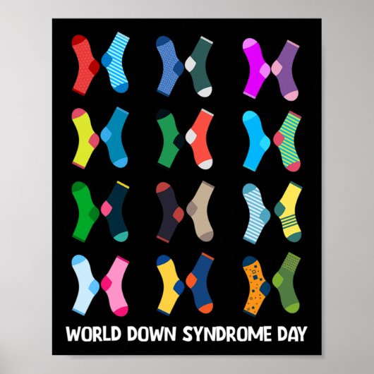 World Down Syndrome Day Socks Wdsd Poster (Vorne)