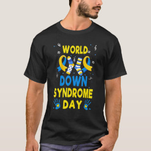 World Down Syndrome Day Trisomy T21 Niedlich Socke T-Shirt