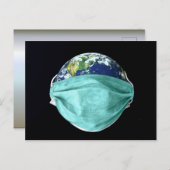 World Emergency Coronavirus Postkarte (Vorne/Hinten)