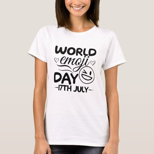World Emoji Day T Shirt Design (Vorderseite)