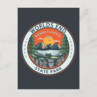 World End Staat Park Pennsylvania Abzeichen