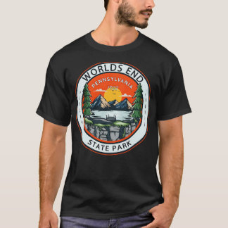World End Staat Park Pennsylvania Abzeichen T-Shirt