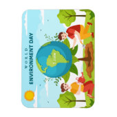 World Environment Day Tree Planting Magnet (Vertikal)