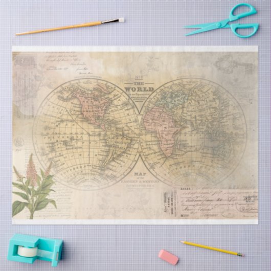 World Ephemere Decoupage Tissue Paper Seidenpapier (Basteln)