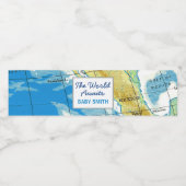 World erwartet Baby Shower Water Flasche Label Wasserflaschenetikett (Einzelnes Label)