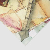 "World Expedition Chic: Maps & Travel" Seidenpapier (Detail)